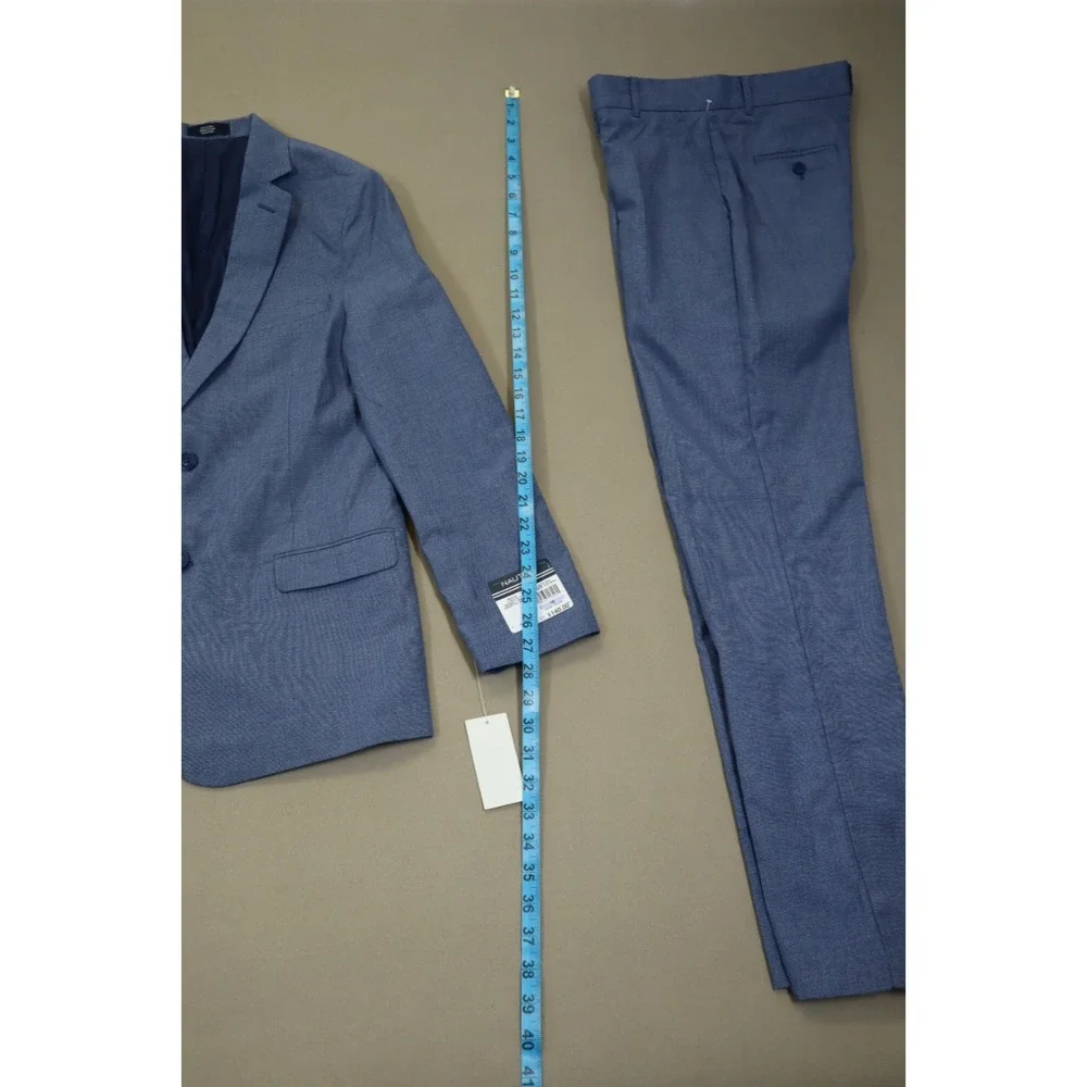 Nautica‎ Big Boys Blue 2-piece Micro-Texture Suit Size 18